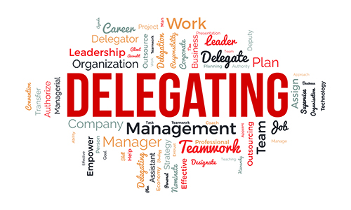 being exceptional at delegating authority