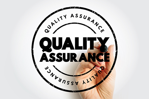 quality assurance is the use of a quality management system that ensures consistency